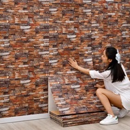 20M 70x100cm/70*500cm Siamese roll 3D wallpaper 3D Wall Sticker Self-Adhesive Brick Decoration Home Decor Wallpaper