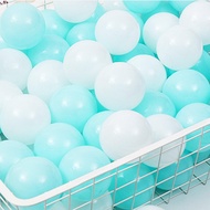 Colorful 100 Ball Pit Balls 5.5cm/7cm Mixed Colors Soft Plastic Stress Balls for Playground Games Po