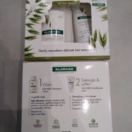 Klorane oat milk ultra gentle and protecting travel set