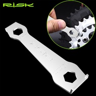 RISK Mountain Road Bicycle Chainring Wrench Flat Screw Disc Nail Disassembly Tool Chainring Chainrin