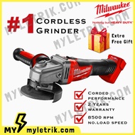 Milwaukee M18 CAG100X Fuel 100MM 4" Angle Grinder With Slide Switch W/Kit 5.0Ah