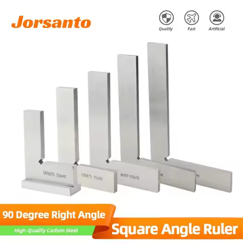 90 Degree Flat Edge Square Ruler Carpentry Square Metal Angle Measuring Tool Multi Carpentry Square