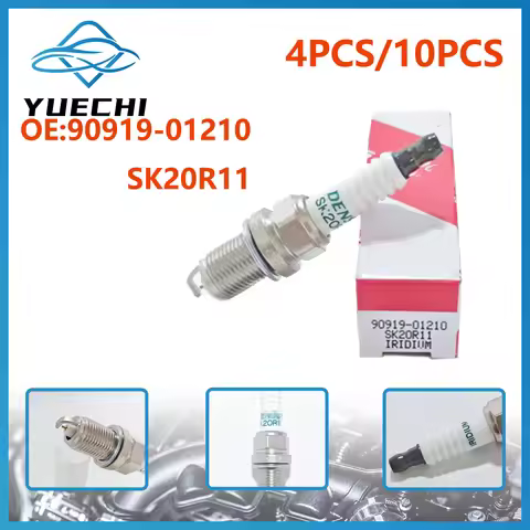 4/10PCS SK20R11 Iridium Spark Plugs Japan Compatible with Toyota Scion Camry Corolla RAV4 Tundra Lex