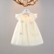 Summer New Style Fashionable Baby Dress One Year Old 1-4 Baby Girl Fashionable Princess Dress Dress 