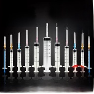 READY STOCK Disposable Plastic Syringe1ml pet veterinary syringe wholesale feeding20ml2ml50ml Large 