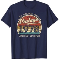 Vintage 1978 Limited Edition 44 Years Old 44th Birthday T-Shirt