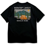 Mountain Climber Roof Sky Grounded On Earth New Tshirt Outdoor Hiking S-5XL Mountain Series Distro B