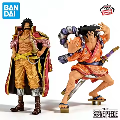 Bandai Original Banpresto ONE PIECE KING OF ARTIST Gol D Roger Kozuki Oden Action Figures Anime Figu