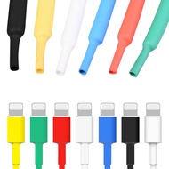 [Invincible]  [Stock] 100cm Cable Protector Heat Shrink Tube Organizer Cord Management Cover For  iPhone 5 5s 6 6s 7 7p 8 8p xs