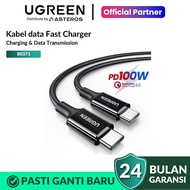 UGREEN 80371 80372 US300 USB C to USB C cable 2.0 100W 1m 2m Black