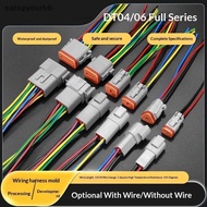 eatopyourb6] Waterproof 2 3 4 6 8 12 Pin Electrical Connector Kit DT04-12P DT06-12S for Car Motorcyc