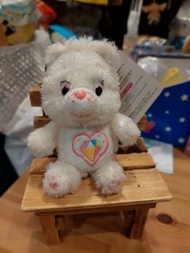 原裝日本 Care Bears 白色 心心 鑽石  熊仔 吊飾 掛件 Key Chain