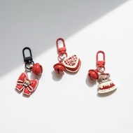 Red coquette - ZIPPER CHARMS - bag charms red coquette charms for bag