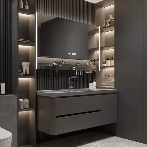 Home Furniture Washing Machine Slim Bathroom Storage Cabinet With Drawers Mobile Laundry Cabinets an