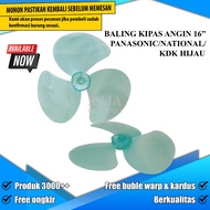 HIJAU BPH PLASTIC FAN LEAF 16" PANASONIC GREEN FAN BLADE/