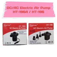 [MEOW] AC/DC Electric Air Pump 12V DC 220V AC Air Pillow Bed Ballon / Pam Angin Elektrik Bola Belon Tilam Plug Kereta