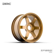 D1RC capo gtr r34 TE37輪轂 遙控電動仿真模型車   專用金屬輪轂