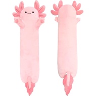 Boneka Axolotl, Bantal Boneka Axolotl Panjang, Boneka Hewan Axolotl Comel 19.6 Inci, Hadiah Boneka A