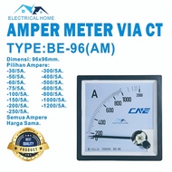 Panel Meter / Ampere Ampere Meter BE-96 AC xx/5A BEST QUALITY.
