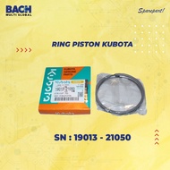 Piston RING KUBOTA SERIAL NUMBER: 19013-21050