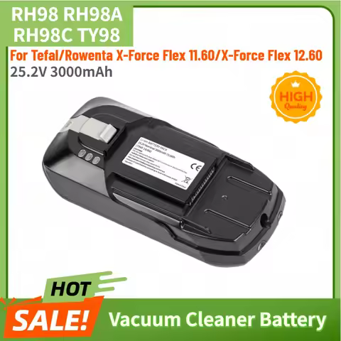 High Quality 3000mAh Battery RH98 RH98A RH98C TY98 For Tefal/Rowenta X-Force Flex 11.60/X-Force Flex