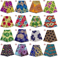 Wholesale Africa Farbic 2023 Ankara Polyester Sewing Fabric Light Color Material for Women Party Dre