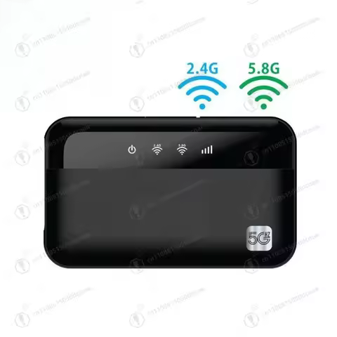 10000mAh 2-in-1 Power Bank 4G LTE Dual Band WiFi Router 2.4G 5.8G Unlocked SIM Card Portable Hotspot