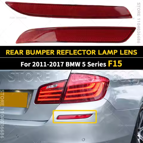 For 2011-2017 BMW 528i 528iX 535d 535dX 535i 535iX 550i 550iX M5 (F10) Rear Bumper Reflector Lamp Le