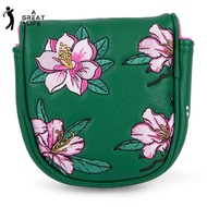 Golf Mallet Putter Covers DF3 Putter PU Leather Headcover with Closure Golf Club Covers Leather Mall