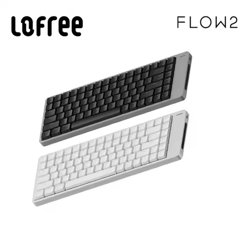 Lofree FLOW2 Mechanical Keyboard Business Office Wireless Bluetooth Wired Quiet & Gentle Sound Compa