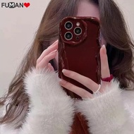 New Year Christmas Casing Compatible For OPPO A53 A33 A32 2020 4G A77 A57 5G 2022 A2M R15 R17 Reno 10 Pro Plus Reno 6 5 4 3 Pro 5G Phone Case Smooth Soft Bumper Red Cover