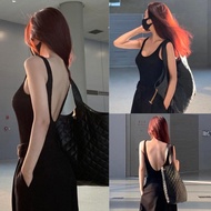 U-Shaped Backless Camisole with Breast Pads - Slim Fit, Suitable as a Tube Top