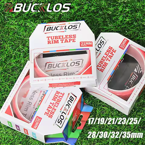 Bucklos Tape for Bicycle Tubeless Rim 10M 17/19/21/23/25/28/30/32/35Mm Evenly Adhere for Long Lastin