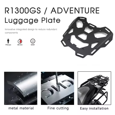 For BMW R1300GS R1300GSA Luggage Plate R 1300 GS ADVENTURE Accessories Rack Enlargement Carrier GS13