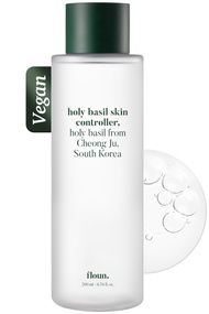 Holy Basil Skin Controller Toner | Vegan Exfoliating Toner w/Basil Extract | Korean Skin Care Toner 