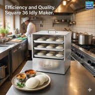 Commercial Aluminium 36 Idly Maker Box Idli Steamer Heavy Duty Large Capacity 36 Cavity Idli Cooker 