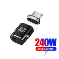 Multifunctional Adapter 80Gbps Transmission USB 4.0 Type C to Type C Connector PD 240W Charging 8K 6