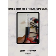 H1 Special Spiral HID Bulb 35W 21.5 mm 6000K AC
