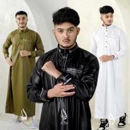 Jubah Pria Gamis Pria Jubah Bordir Jubba Al Faan Jubah muslim model terbaru model terbaru