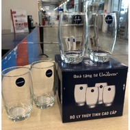 Set of 3 Luminarc glass cups