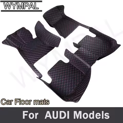 Car Floor Mat For AUDI Q3 8U A3 SEDAN Q5 8R Q8 A1 SQ5 S3 Q7 Q3 e-tron S5 A6 C6 A4 Avant A8 D3 A8 L T