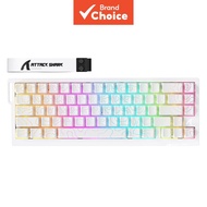 ATTACK SHARK X68HE PRO 3 | 0.01mm 、8KHz 、0.125ms  RGB  – 5000mAh  ATTACK SHARK X68HE PRO Papan Kekun
