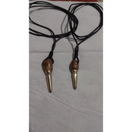 Yellow iron necklace