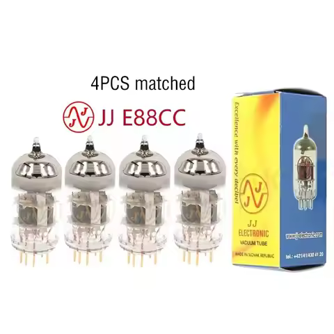 JJ E88CC 6922 Vacuum Tube Golden feet Replace ECC88 6922 6N11 6DJ8 Electronic Tubes Audio Valve DIY 
