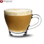 Borgonovo ITALY Cappucino Tea Coffee Glass Cup Coffee Cup Barista Coffee Cappuccino Latte Glass Cup 