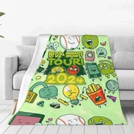 BFDI Inanimate Insanity All Characters Flannel Blanket Warm Throw Blanket for Couch Chair Travel Off