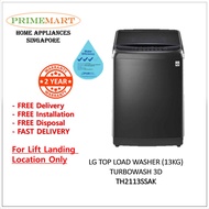 LG TH2113SSAK TOP LOAD WASHER (13KG) TURBOWASH 3D + 2 YEARS LOCAL WARRANTY