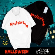Halloween T-shirt - W1T919 - HoCha89 4C Cotton fabric with collar strap, HIGH QUALITY product (Real 