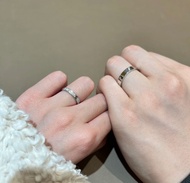 Cartier outlet Love 鑽石 對戒 戒指 玫瑰金/銀色