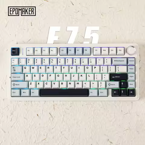 2024 EPOMAKER X AULA F75 75% Gasket Wireless Customized Mechanical Keyboard Lekker Switch Keyboard G